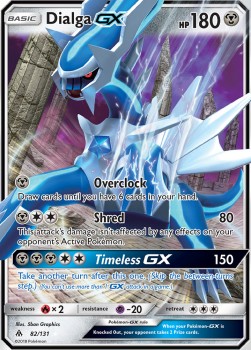 Dialga GX FLI-82 Ultra Rare Played Deutsch