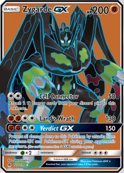 Zygarde GX FLI-123 Ultra Rare Poor Deutsch