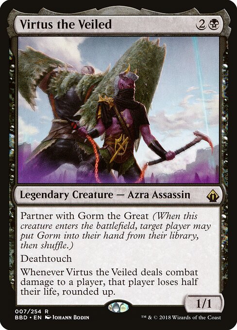 Virtus the Veiled BBD-7 Rare Excellent Englisch
