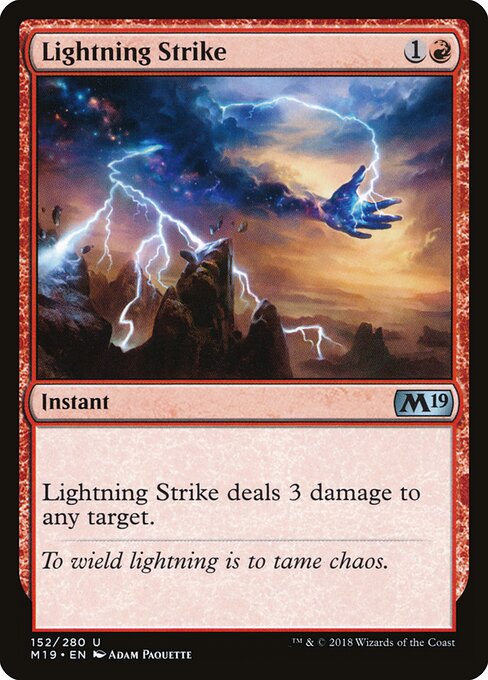 Blitzeinschlag M19-152 Uncommon Excellent Englisch