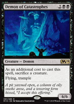 Demon of Catastrophes M19-91 Rare Good Englisch