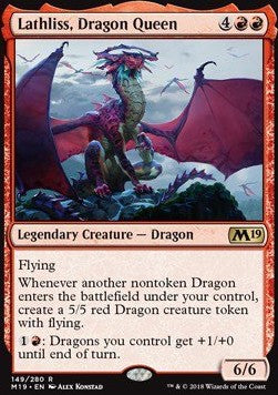 Lathliss, Königin der Drachen M19-149 Rare Excellent Englisch Foil