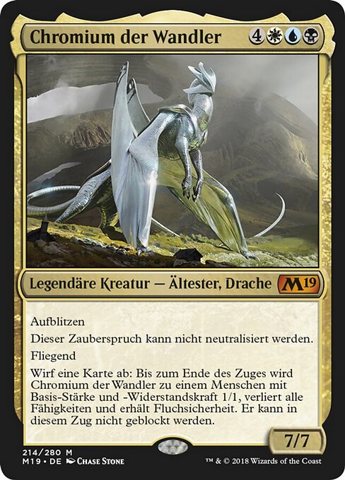 Chromium der Wandler M19-214 Mythic Near Mint Deutsch