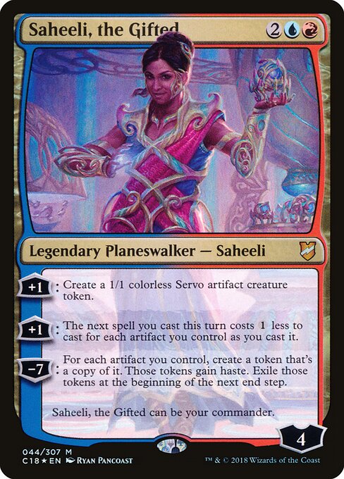Saheeli, the Gifted C18-44 Mythic Excellent Englisch Foil