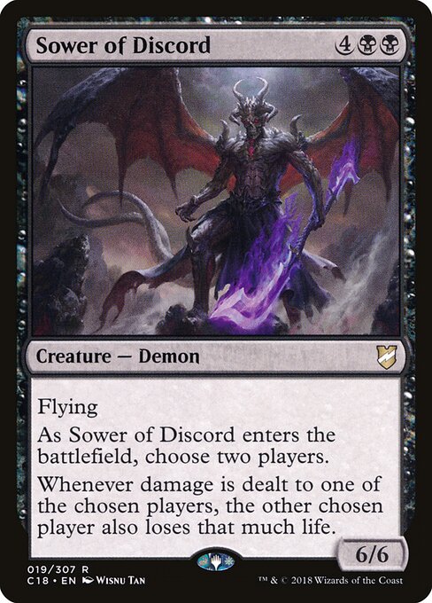 Sower of Discord C18-19 Rare Excellent Englisch