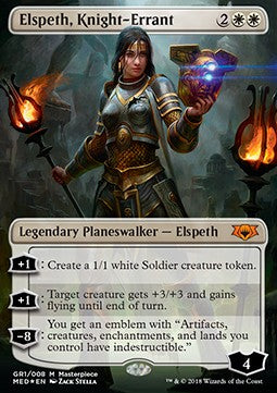Elspeth, fahrende Ritterin MED- Masterpiece Excellent Englisch Foil