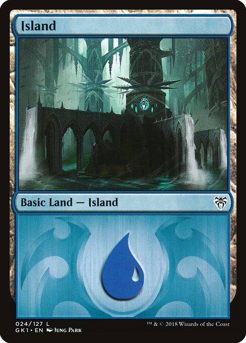 Island GK1-24 Land Light Played Englisch