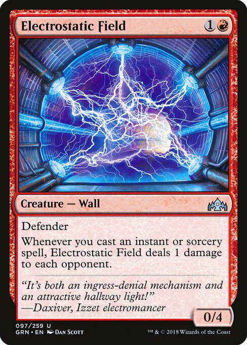 Electrostatic Field GRN-97 Uncommon Excellent Englisch