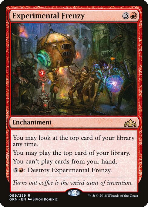 Experimental Frenzy GRN-99 Rare Excellent Englisch