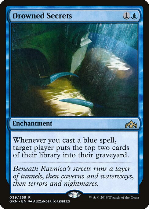 Drowned Secrets GRN-39 Rare Good Englisch