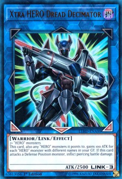 Xtra-HELD Dread Decimator LEHD-A00 Ultra Rare Near Mint Deutsch 1. Auflage