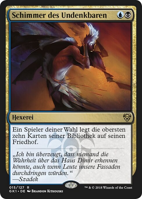 Schimmer des Undenkbaren GK1-15 Rare Good Deutsch