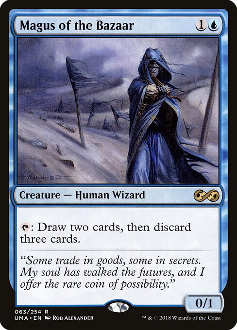 Magus of the Bazaar UMA-63 Rare Excellent Englisch Foil