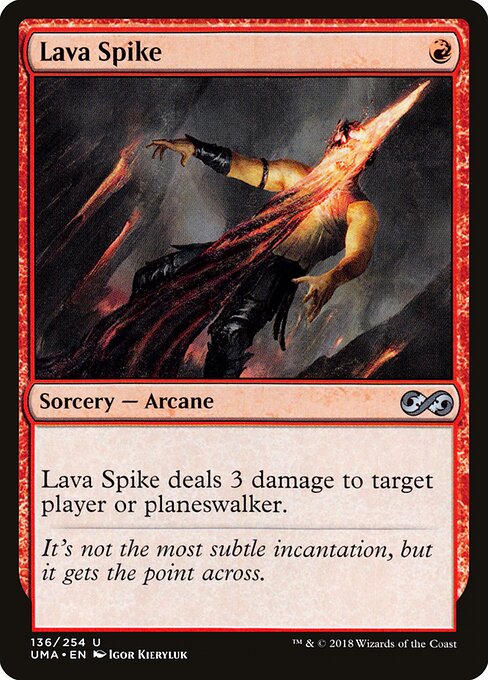 Lava Spike UMA-136 Uncommon Near Mint Englisch