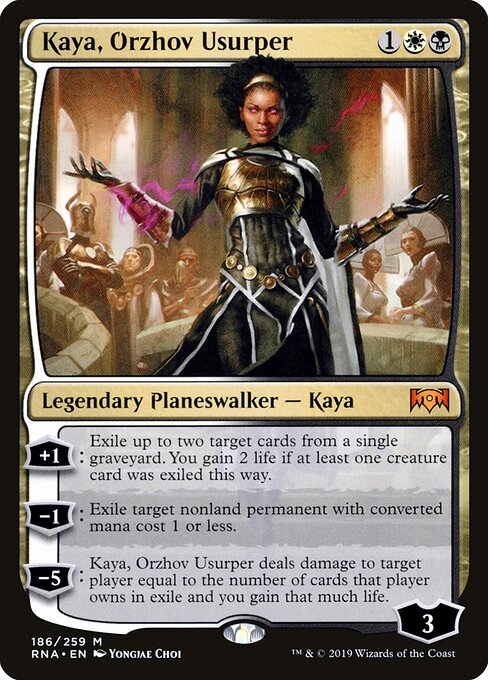 Kaya, Orzhov-Thronräuberin RNA-186 Mythic Excellent Englisch