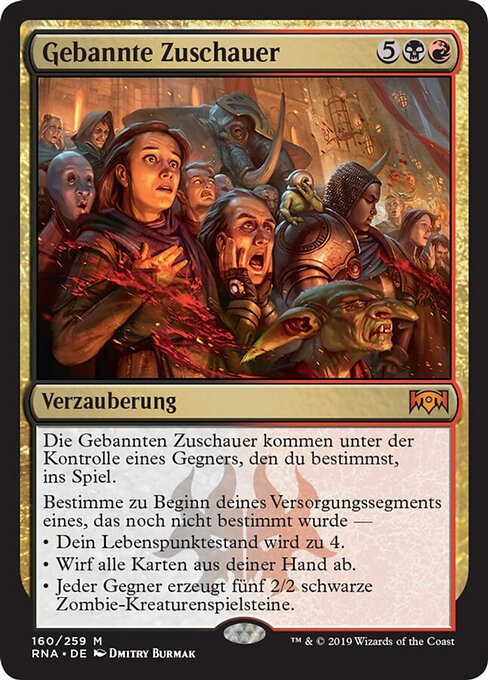Gebannte Zuschauer RNA-160 Mythic Near Mint Deutsch