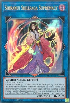 Shiranui-Fähigkeitssage Überlegenheit SAST-054 Ultra Rare Excellent Deutsch 1. Auflage