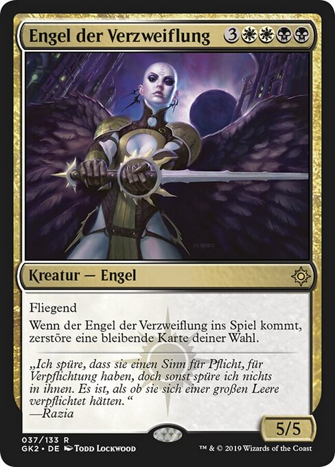 Engel der Verzweiflung GK2-37 Rare Near Mint Deutsch