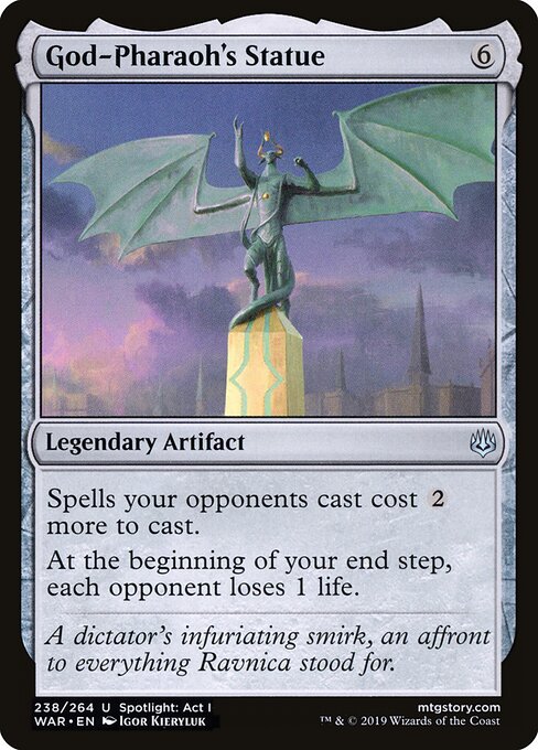 Statue des Gott-Pharaos WAR-238 Uncommon Excellent Englisch Foil