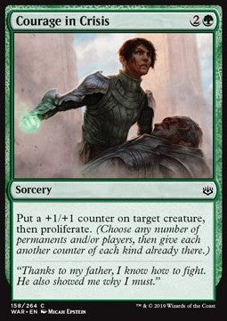 Mut in der Not WAR-158 Common Near Mint Englisch Foil