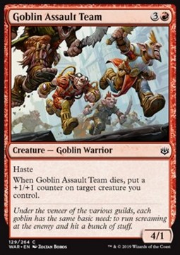 Goblin-Sturmtrupp WAR-129 Common Excellent Deutsch Foil