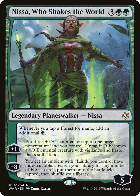 Nissa, Erschütterin der Welt WAR-169 Rare Near Mint Englisch