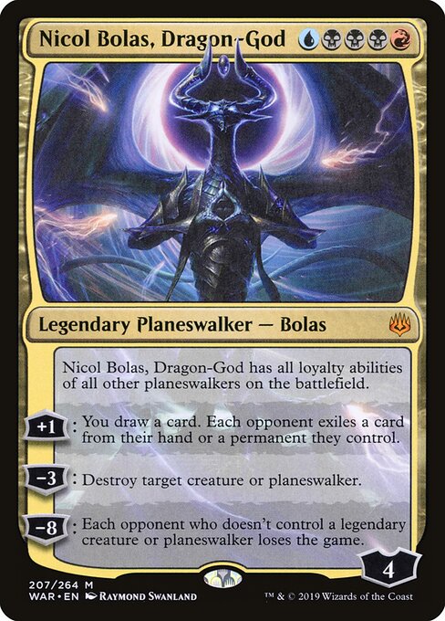 Nicol Bolas, Dragon-God WAR-207 Mythic Near Mint Englisch