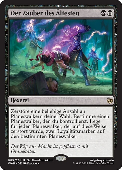 Der Zauber des Ältesten WAR-89 Rare Near Mint Deutsch