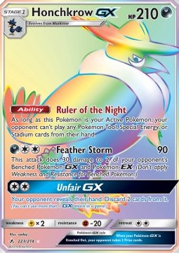 Kramshef GX UNB-223 Secret Rare Played Deutsch