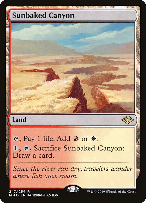 Sunbaked Canyon MH1-247 Rare Played Englisch