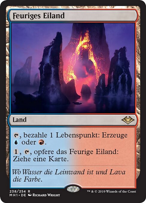 Feuriges Eiland MH1-238 Rare Excellent Deutsch