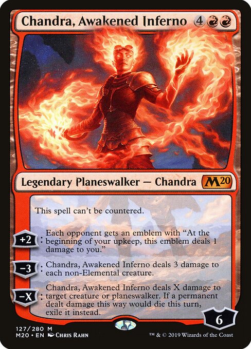 Chandra, Awakened Inferno M20-127 Mythic Poor Englisch