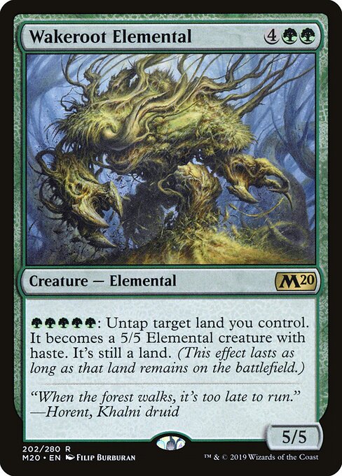 Wakeroot Elemental M20-202 Rare Near Mint Englisch