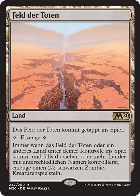 Feld der Toten M20-247 Rare Excellent Deutsch