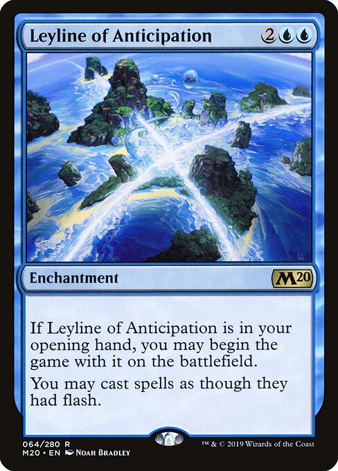 Leyline of Anticipation M20-64 Rare Near Mint Englisch
