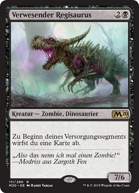 Verwesender Regisaurus M20-111 Rare Excellent Deutsch
