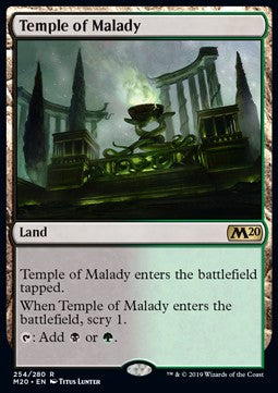 Temple of Malady M20-254 Rare Good Englisch Foil