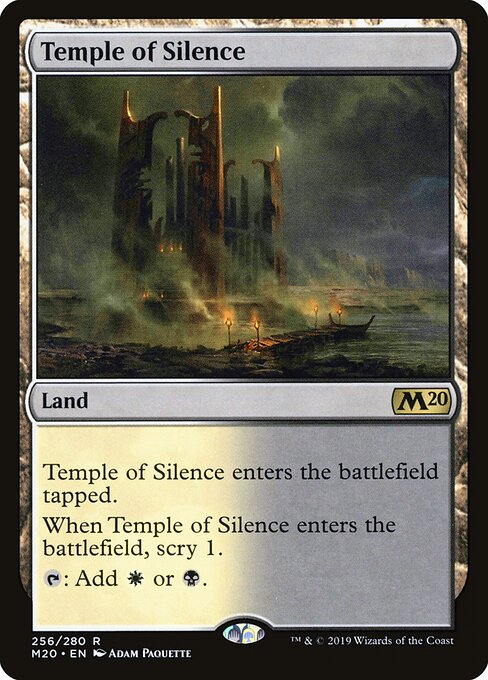 Temple of Silence M20-256 Rare Excellent Englisch