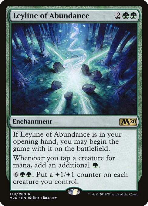 Leyline of Abundance M20-179 Rare Good Englisch