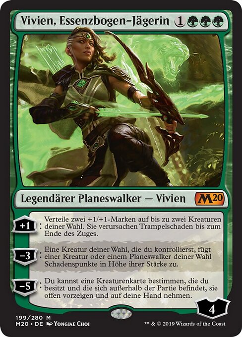 Vivien, Essenzbogen-Jägerin M20-199 Mythic Good Deutsch