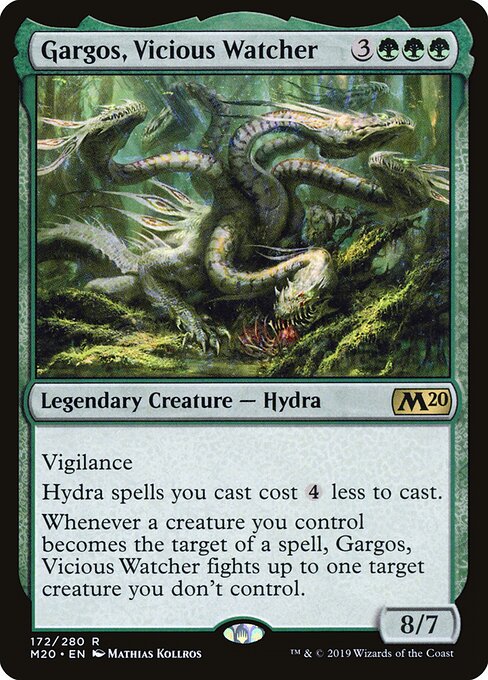 Gargos, Vicious Watcher M20-172 Rare Light Played Englisch