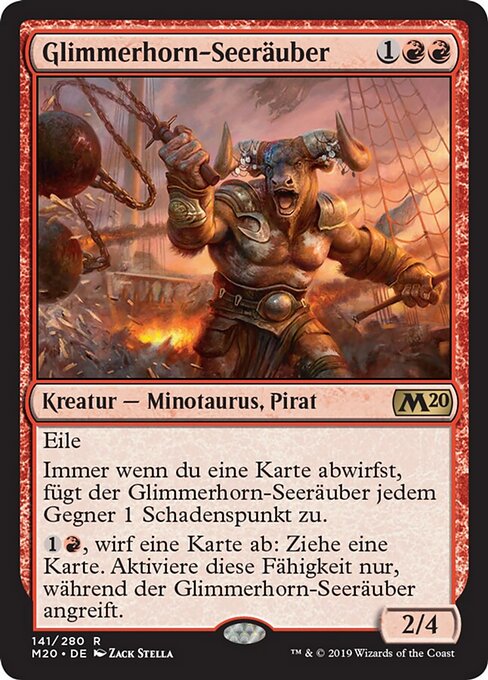 Glimmerhorn-Seeräuber M20-141 Rare Near Mint Deutsch