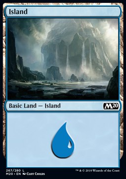 Insel (V.3) M20-267 Land Excellent Englisch Foil