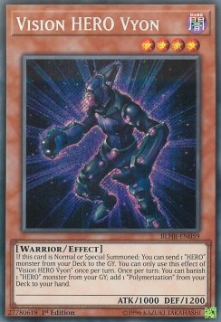 Visions-HELD Vyon BLHR-059 Secret Rare Excellent Deutsch 1. Auflage