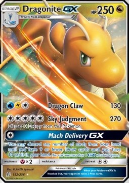 Dragoran GX UNM-152 Ultra Rare Played Deutsch