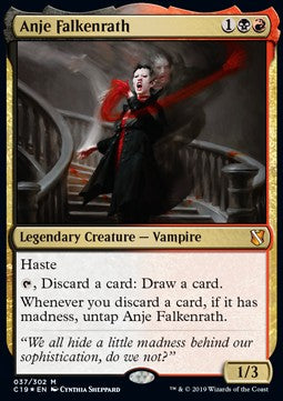 Anje Falkenrath (V.1) C19-37 Mythic Near Mint Deutsch Foil