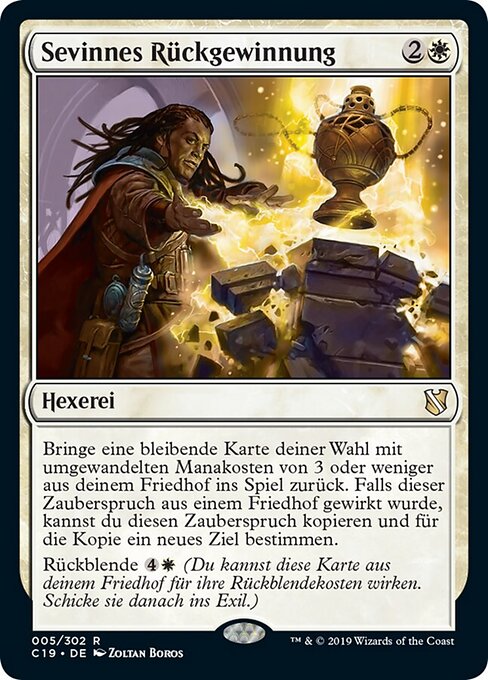 Sevinnes Rückgewinnung C19-5 Rare Excellent Deutsch