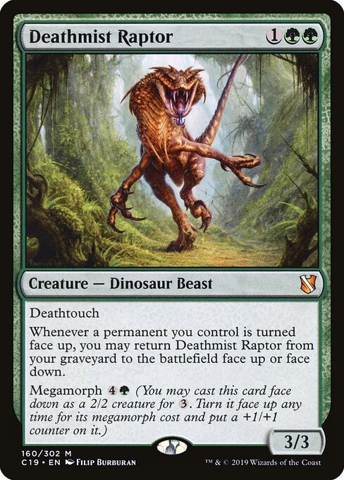 Deathmist Raptor C19-160 Mythic Near Mint Englisch