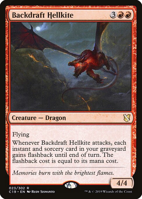 Backdraft Hellkite C19-23 Rare Excellent Englisch