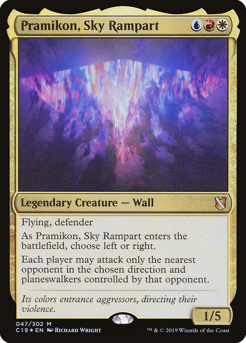 Pramikon, Sky Rampart C19-47 Mythic Near Mint Englisch Foil